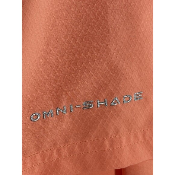Columbia PFG Omni Shade Vented Short SL Orange Wicking Men Shirt Sz XL Fishing - Picture 6 of 9